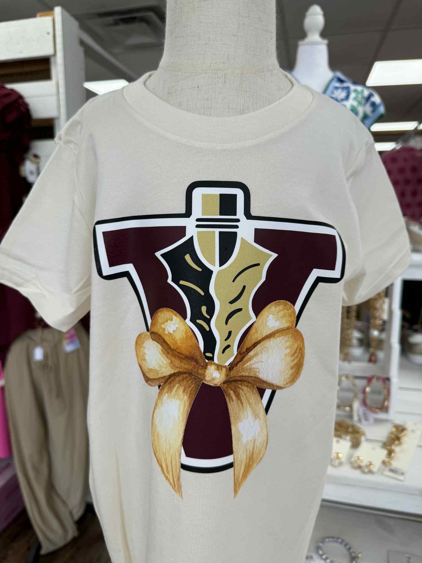 Youth Vidalia Indians Logo T-shirt