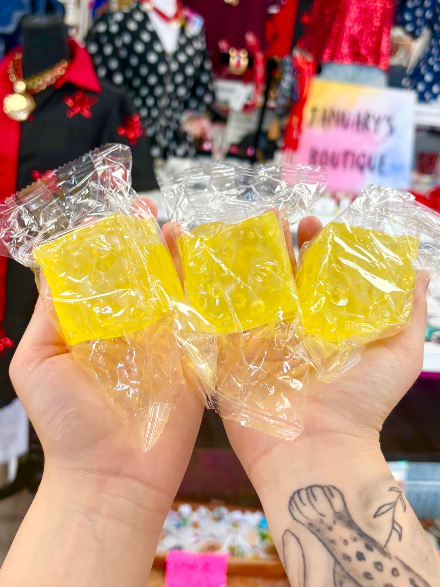 KK Clear Putty Cheese Block