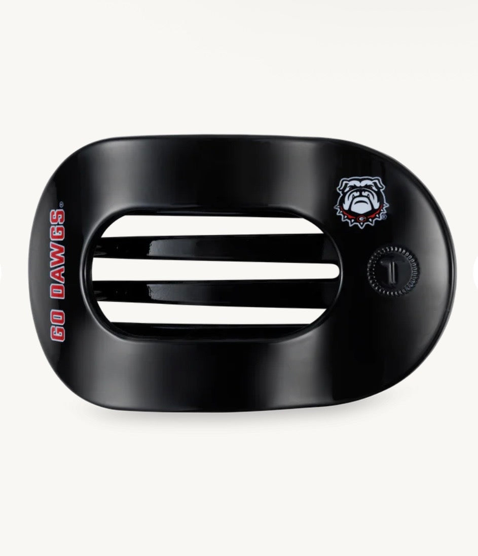 KK Go Dawgs! Medium Flat Round Hair Clip