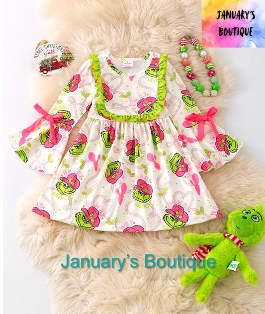 Girls Gr*nch Dress