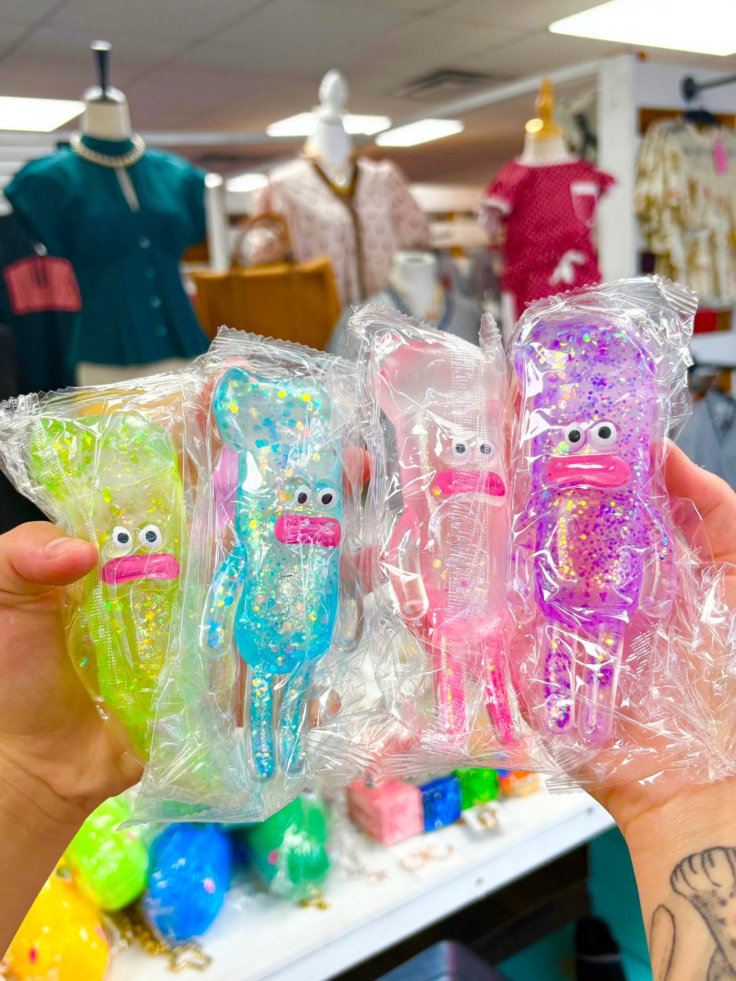 KK Sugar Glitter Toothpaste Man Squishy