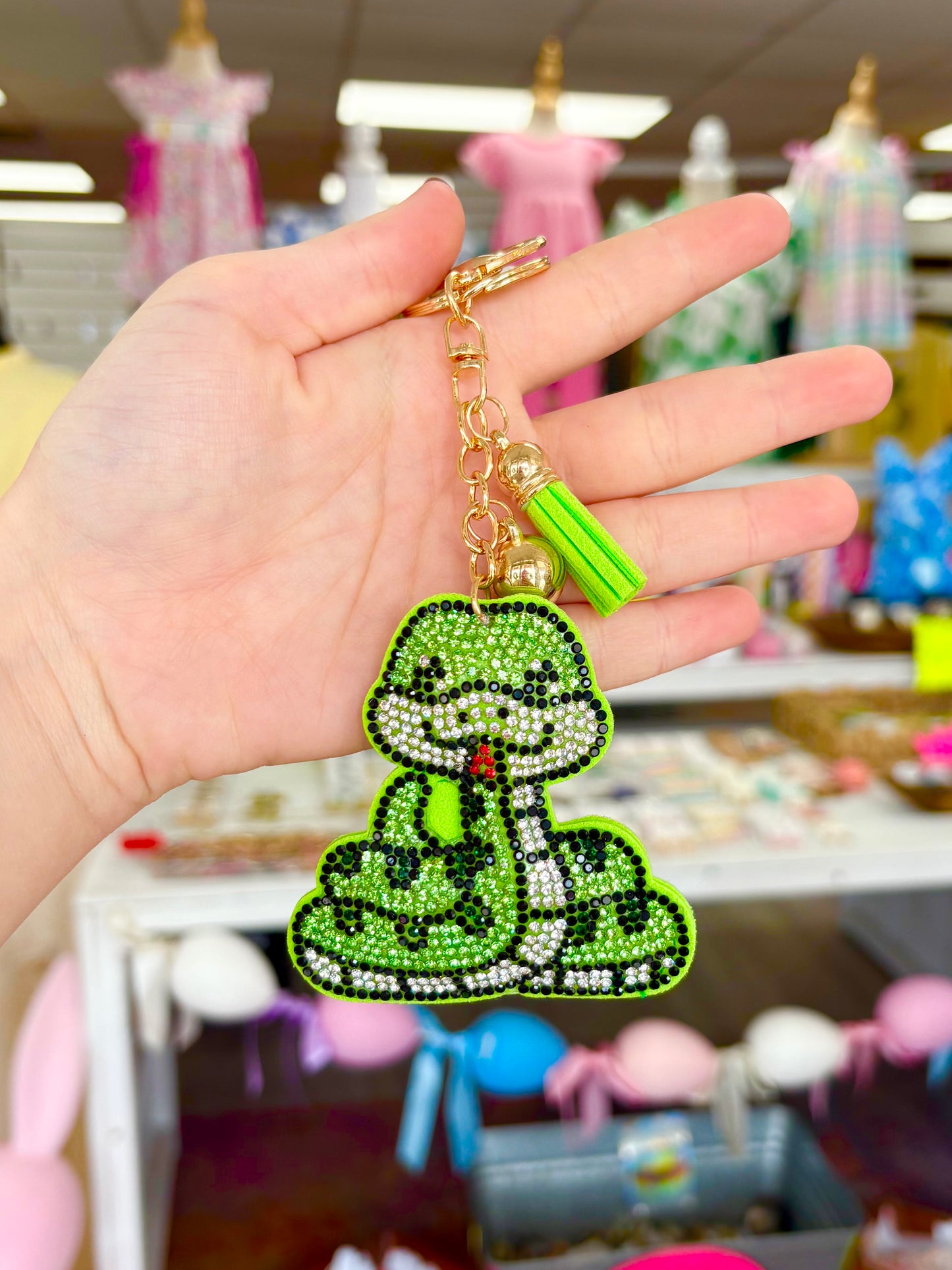 KK Rhinestone Snake Keychain