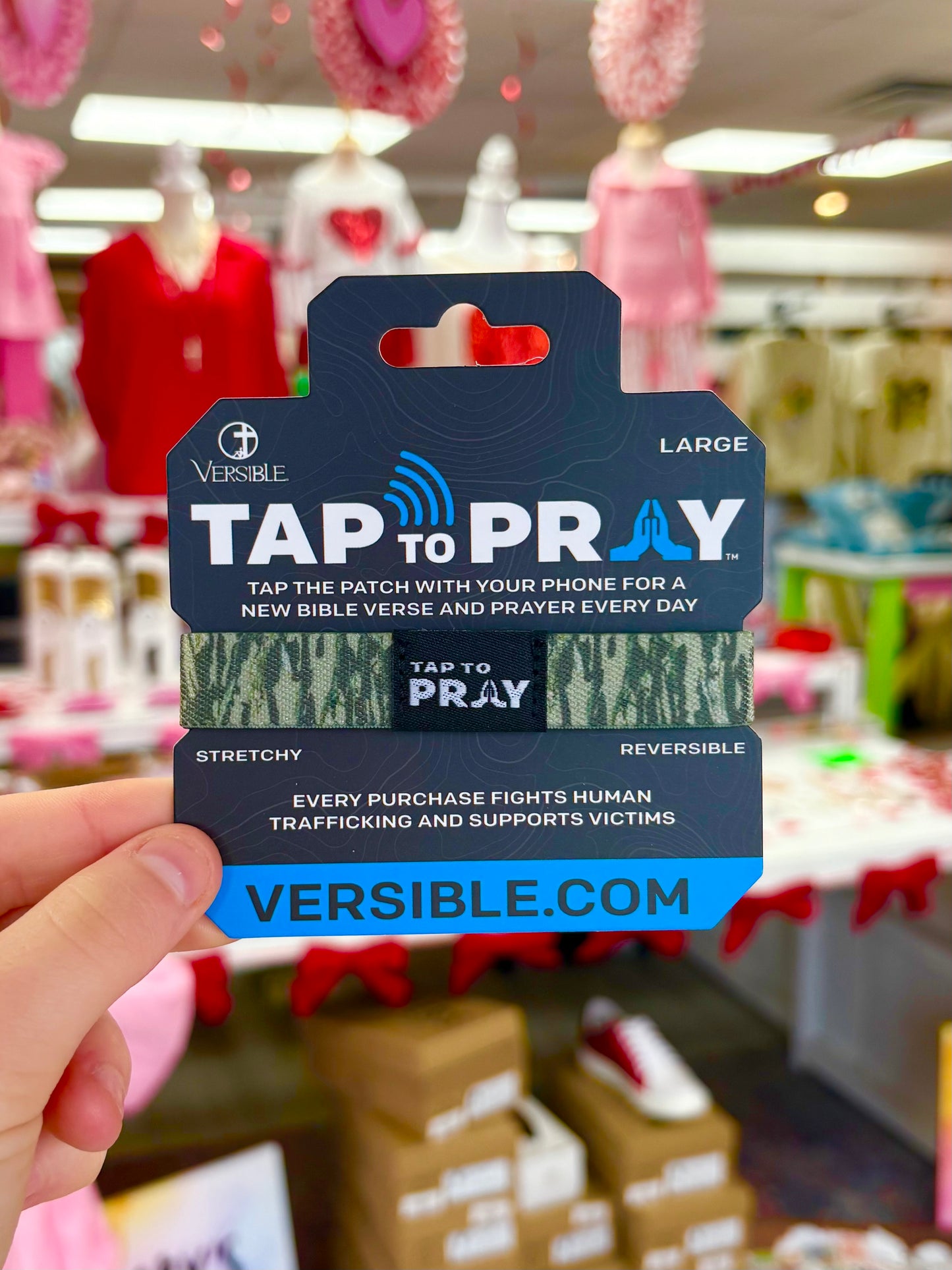 KK Tap To Pray - Forest & Tree Bark Camo - Large