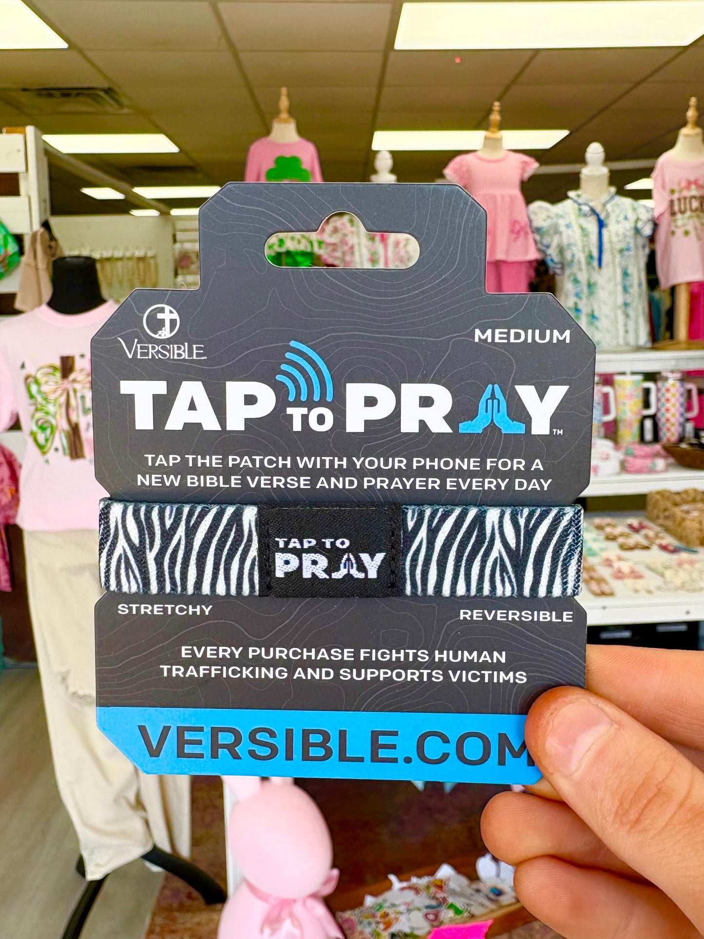 KK Tap To Pray - Safari Zebra - Medium