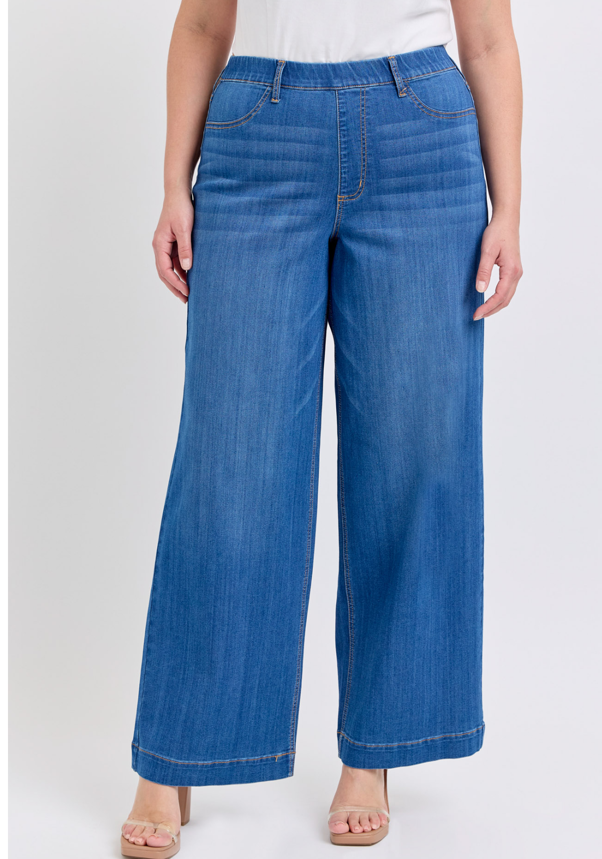 Women’s Plus High Rise Pull-On Wide Leg