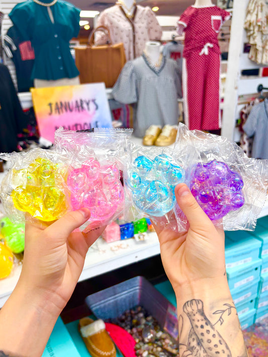 KK Glitter Sugar Paw Squishy