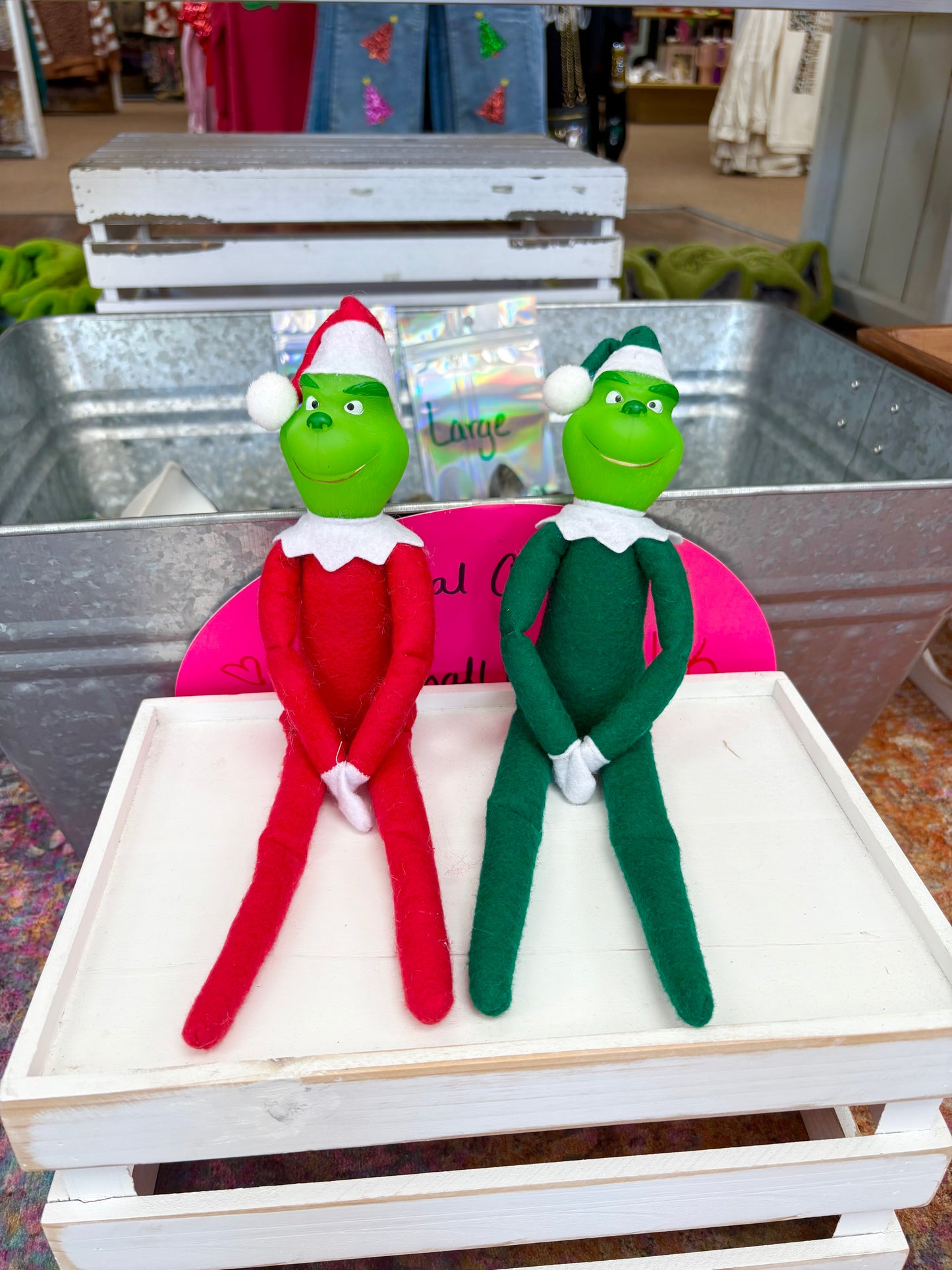 KK Gr*nch On The Shelf Plush Dolls