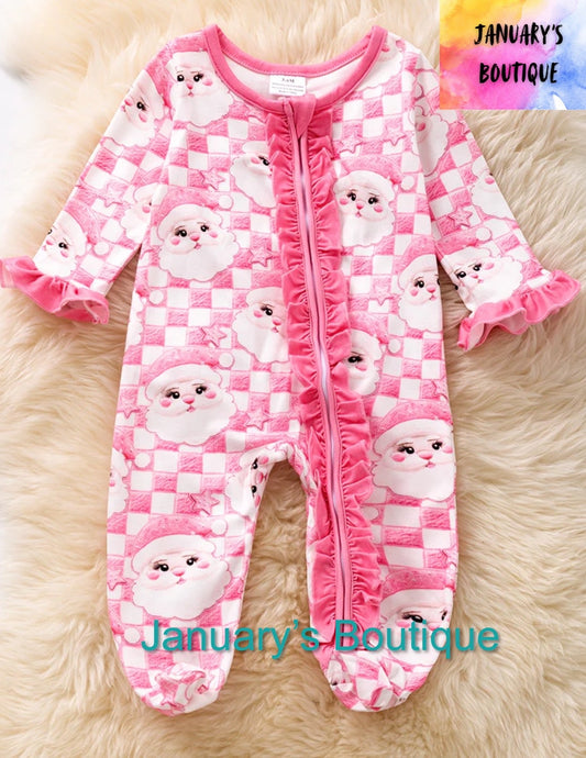 Girl’s 3D Santa Romper