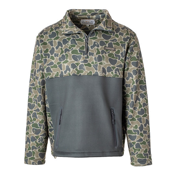 Men’s Backwoods Camo Quarter Zip Fleece