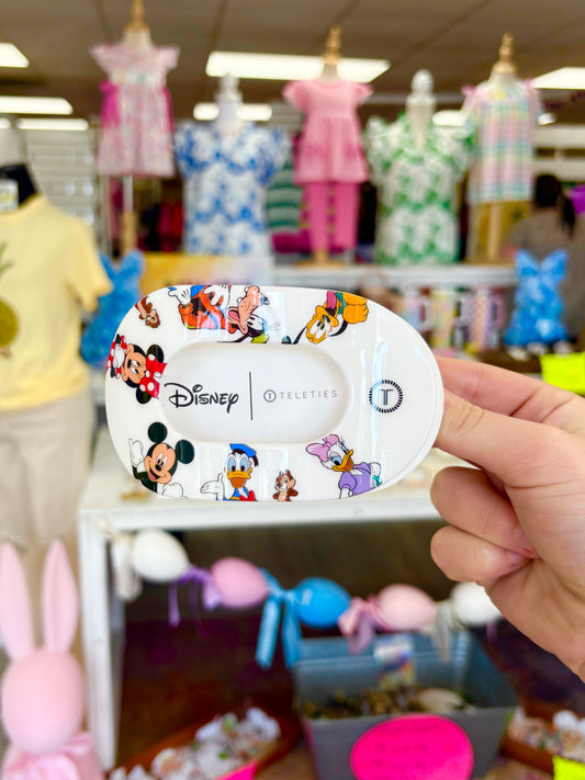 Mickey and Friends Large Flat Round Hair Clip