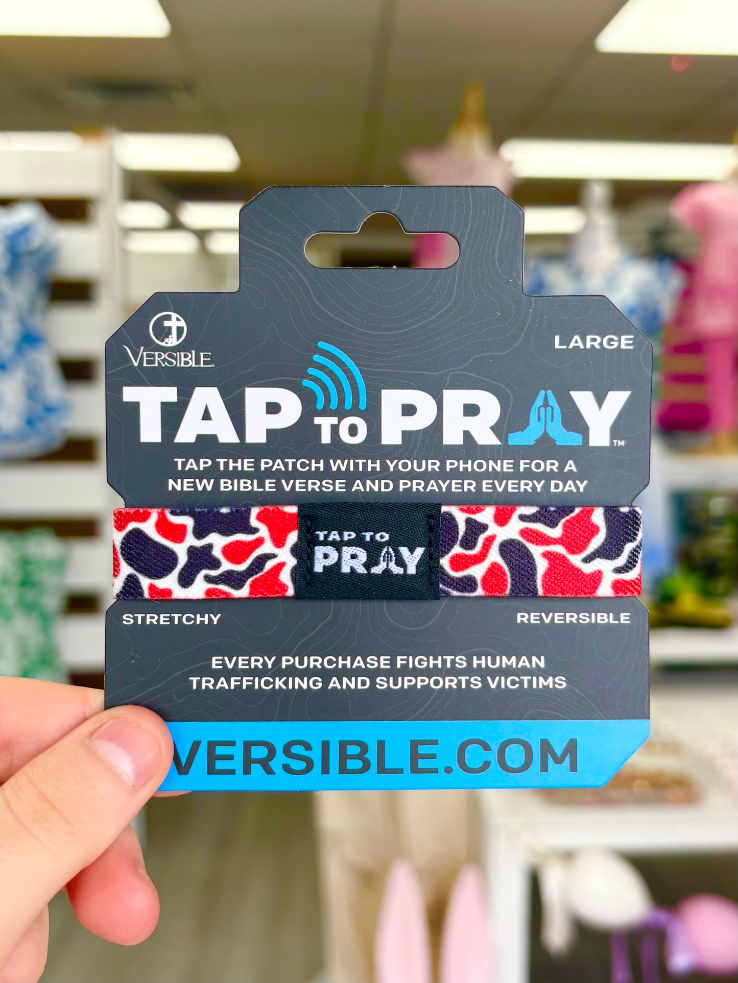 KK Tap To Pray - Red & Black Camo - Large