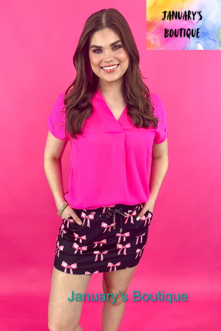 Women’s Fuchsia Whitney Top