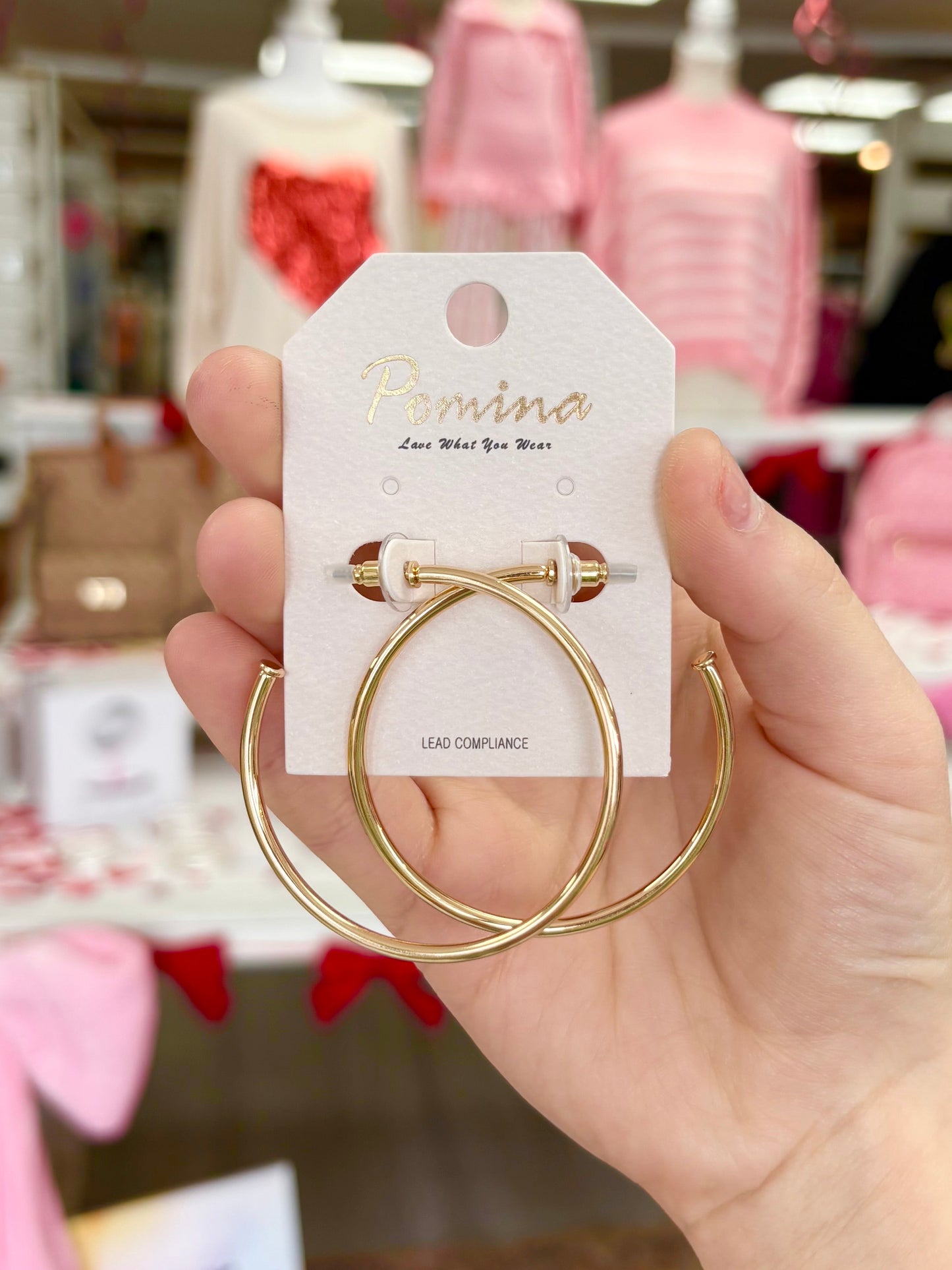 KK Classic Large Gold Hoops