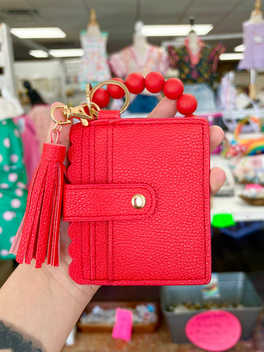 KK Red Wallet Wristlet