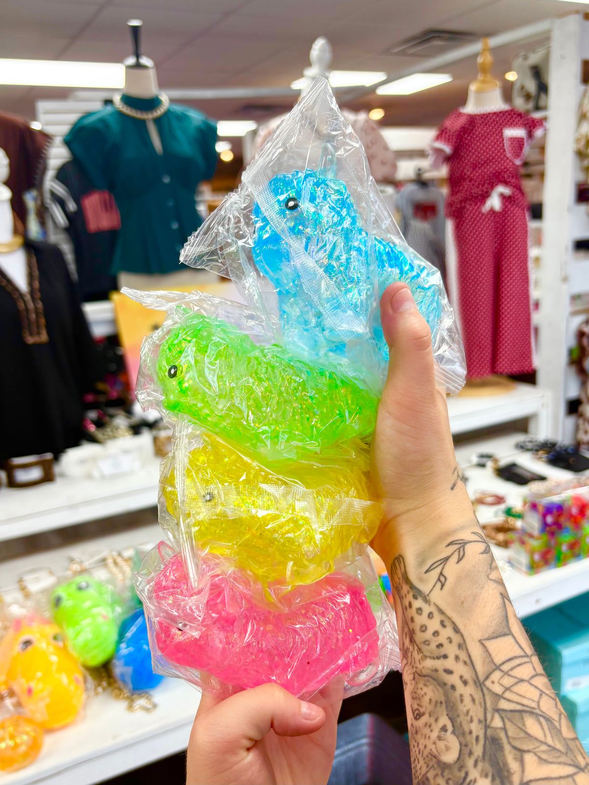 KK Neon Sugar Highland Cow Squishy