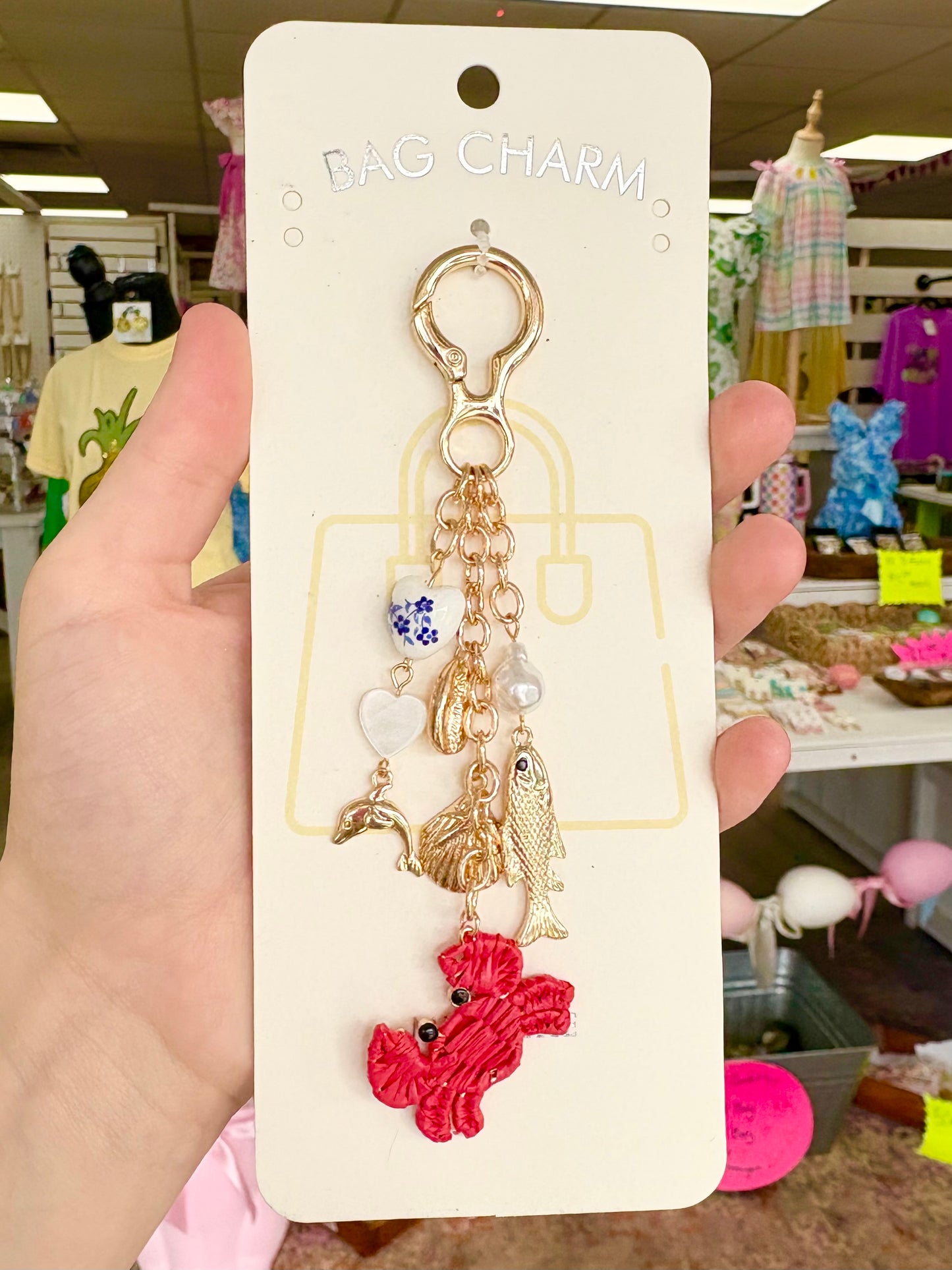 KK Sea Theme Crab Bag Charm