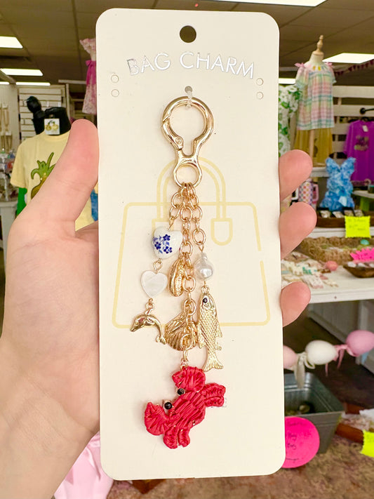 KK Sea Theme Crab Bag Charm