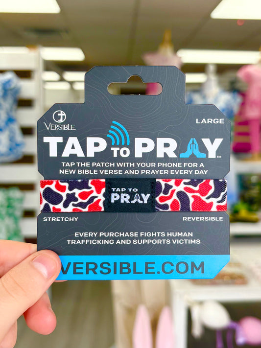 KK Tap To Pray - Red & Black Camo - X- Large