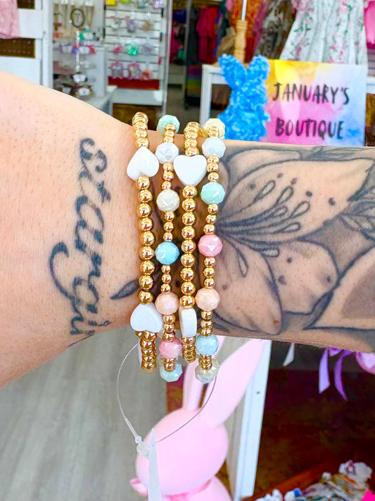 KK Candy Bead Bracelet Set
