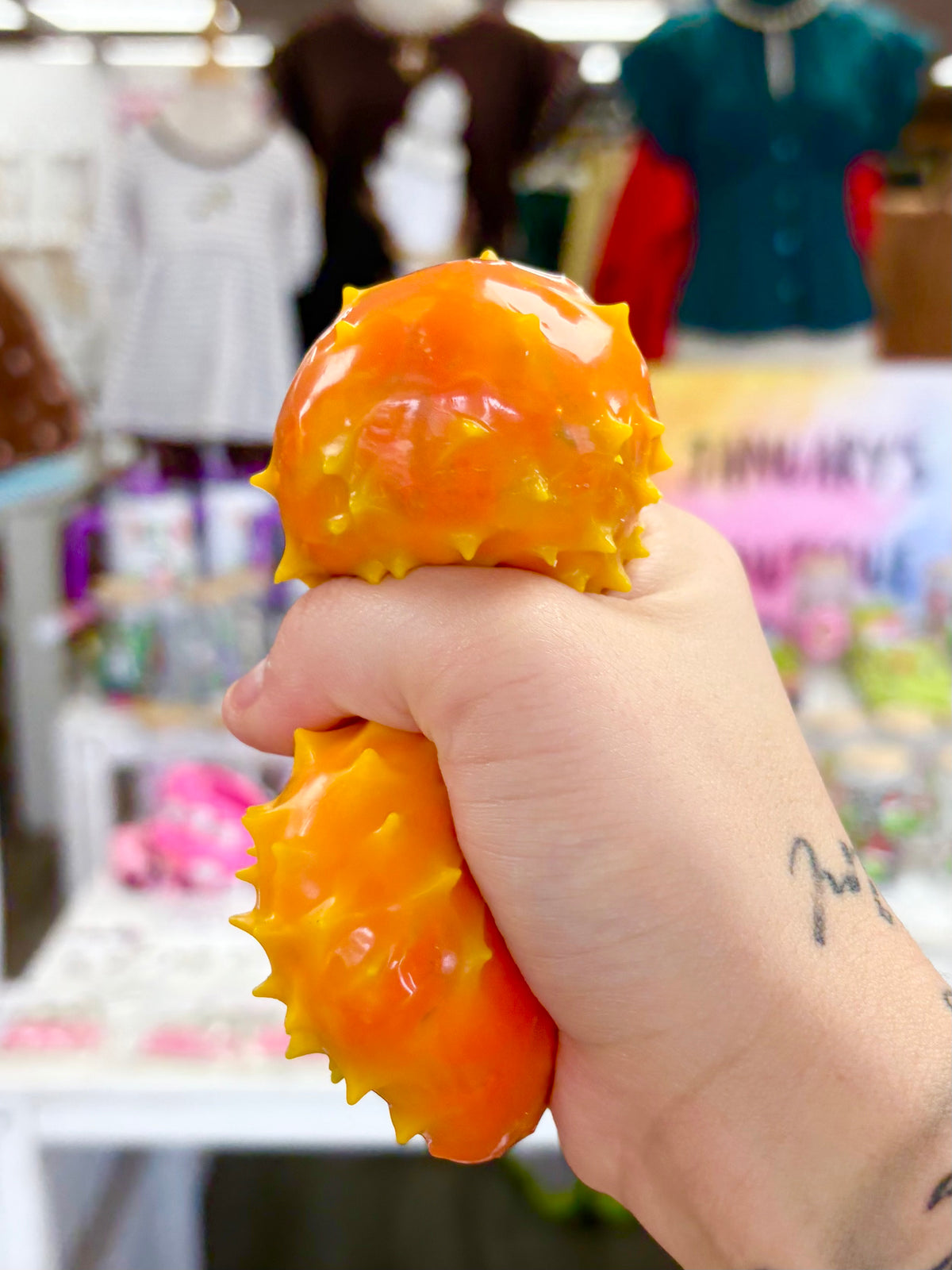 KK Crunchy Durian Fruit Squishy Toy