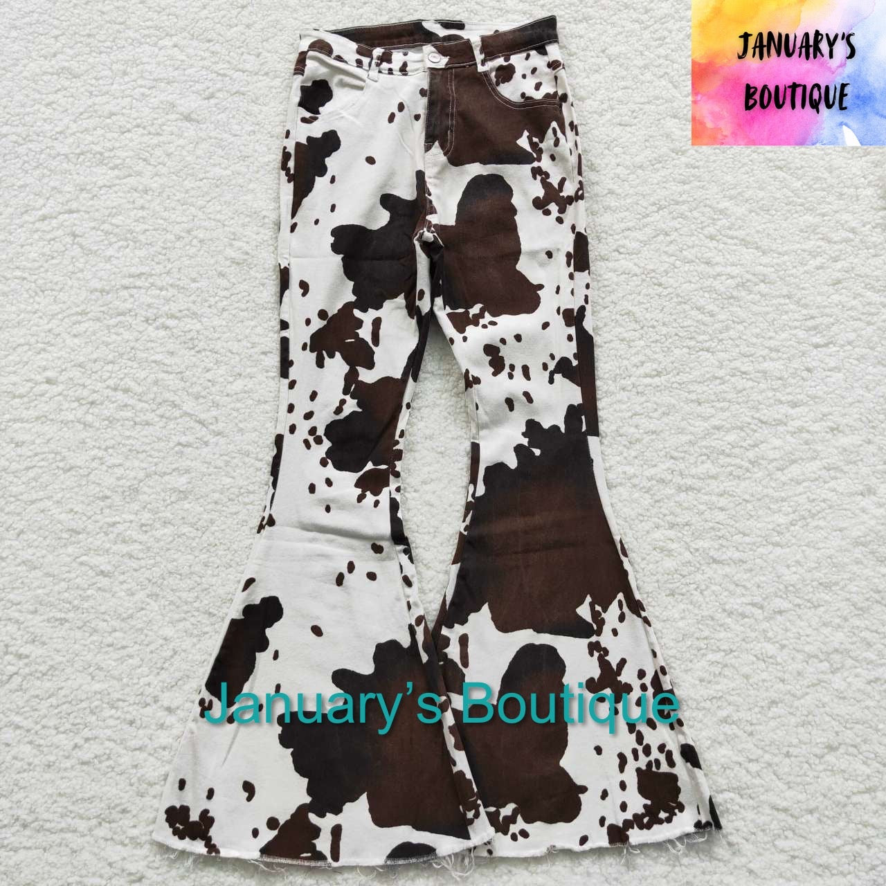 Women’s Print Flared Jeans