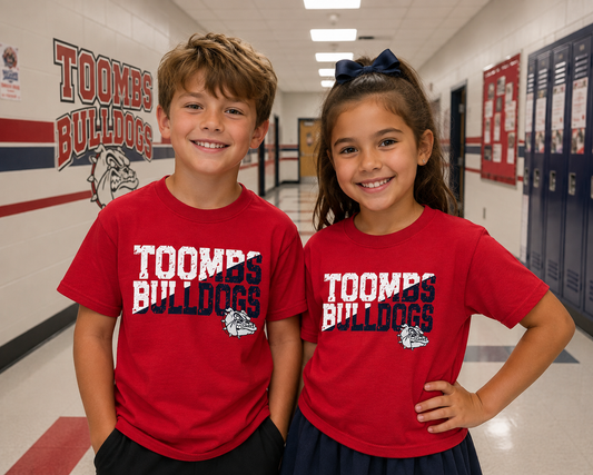Toombs Bulldog Unisex Split T-Shirt