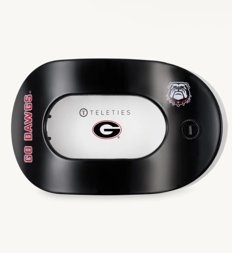 KK Go Dawgs! Medium Flat Round Hair Clip