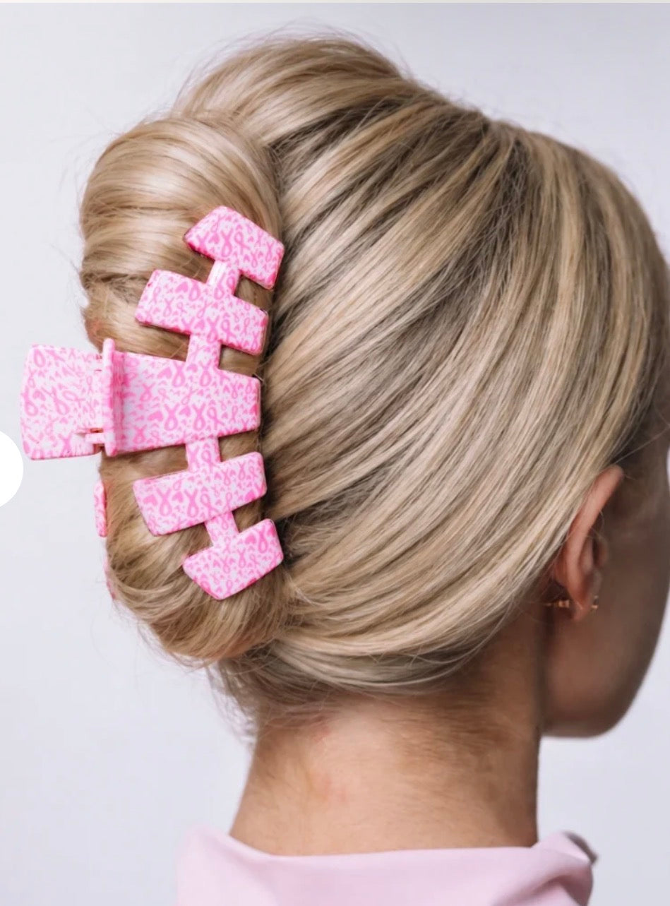KK Classic Breast Cancer Awareness Medium Claw Clip