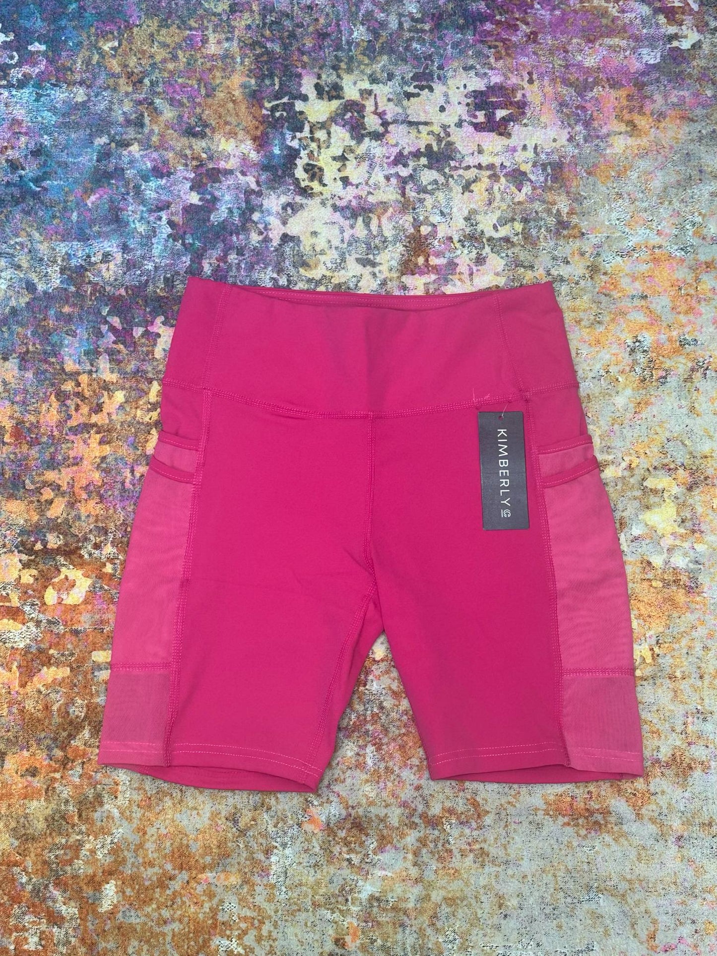 Women's Hot Pink Biker Shorts