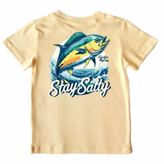 Boys Girls Cardin McCoy "Stay Salty" T-shirt