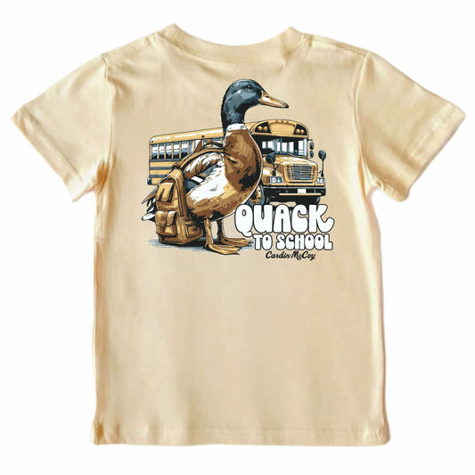 Boys Girls Cardin McCoy "Quack To School" T-shirt