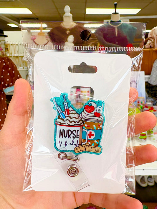 KK Nurse Coffee Badge Reel
