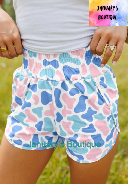 Women’s Multicolored Camo Shorts