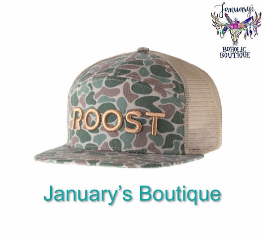 Fieldstone ROOST Camo Hi-Profile Logo Hat