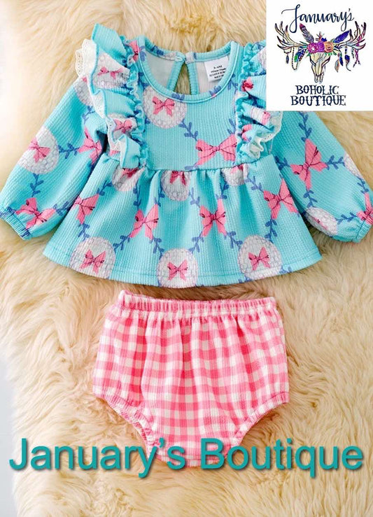 Girl's Sweet Golf Bloomer Set