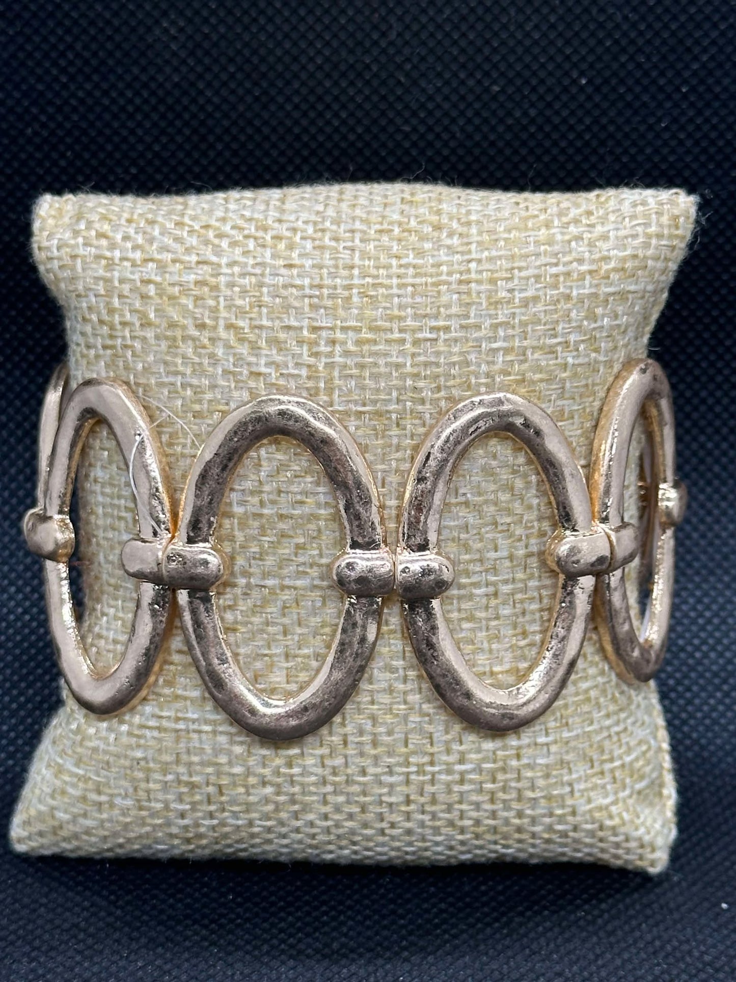 Gold Silver Chunky Bracelet