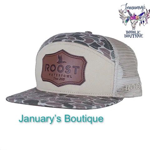 Men's ROOST Camo 7 Panel Hat