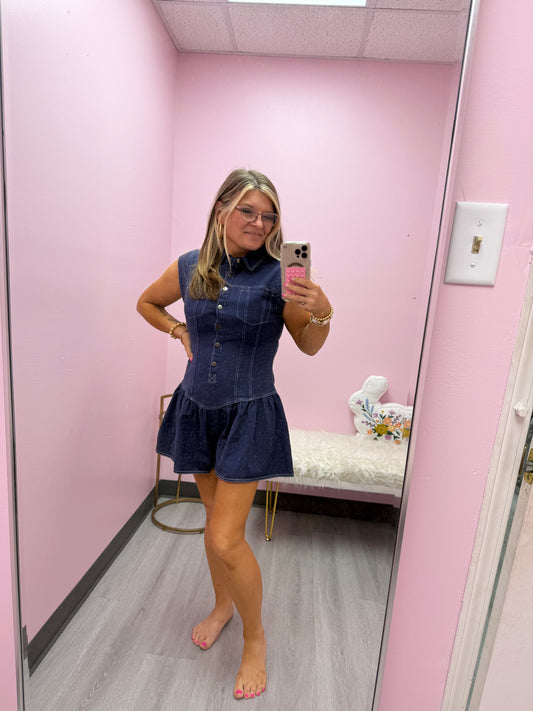Women’s Denim Romper
