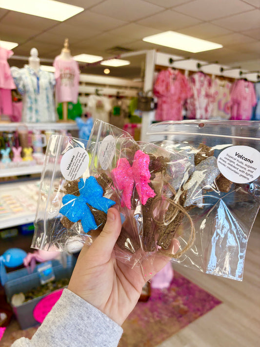 KK 3D Cross W/ Bow Freshie (Volcano)