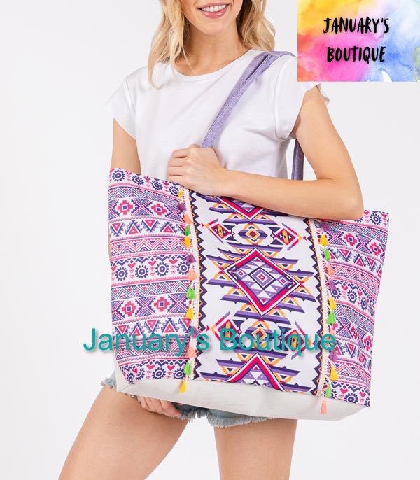 BOHO Multi Colored Tote