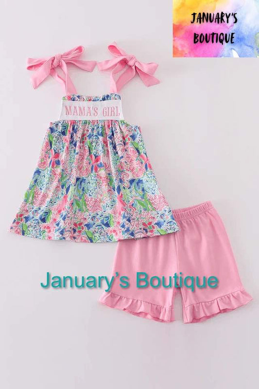 Girl's MAMA'S GIRL Blossom Set