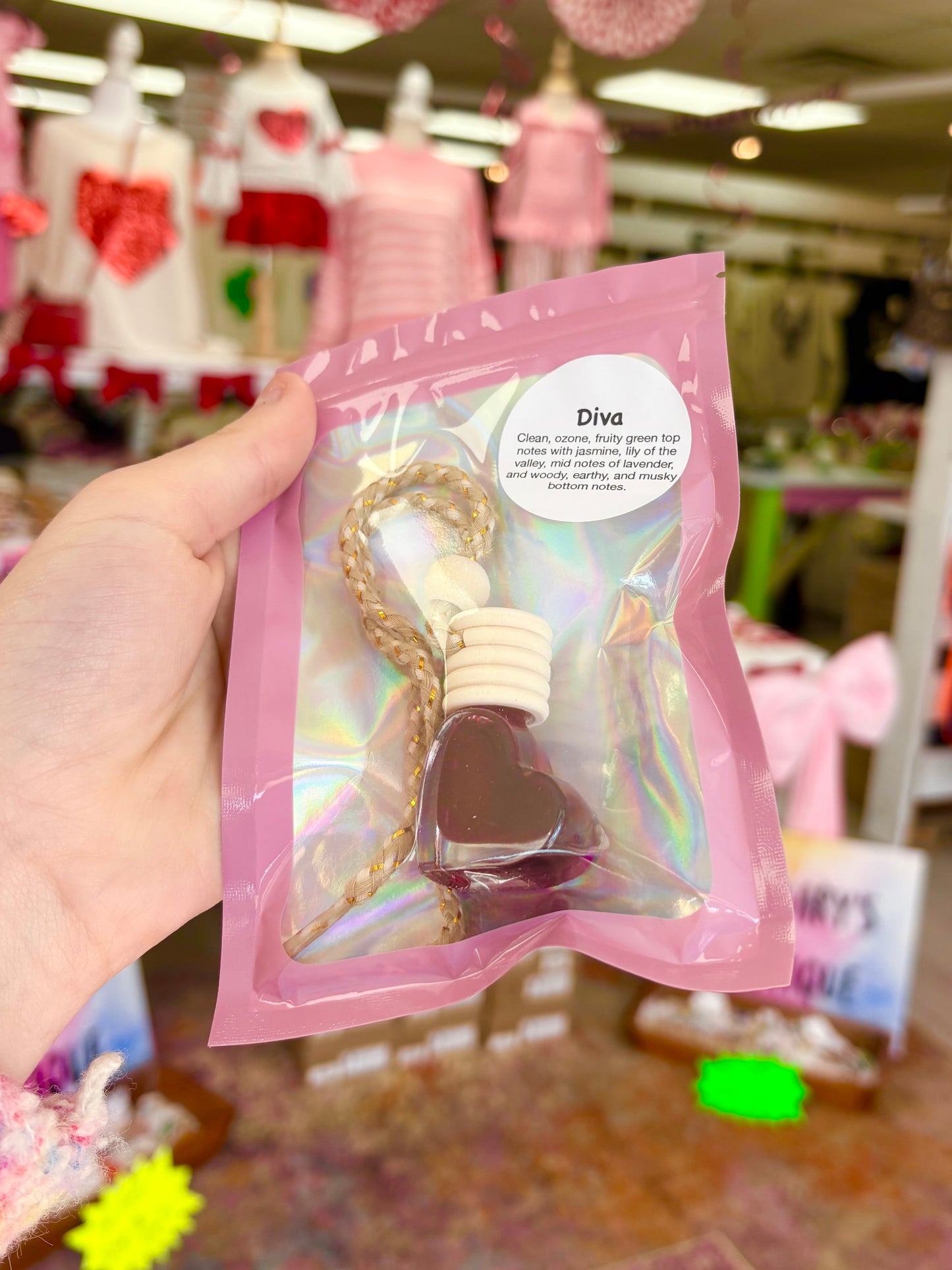 Heart Car Air Diffuser (Diva)