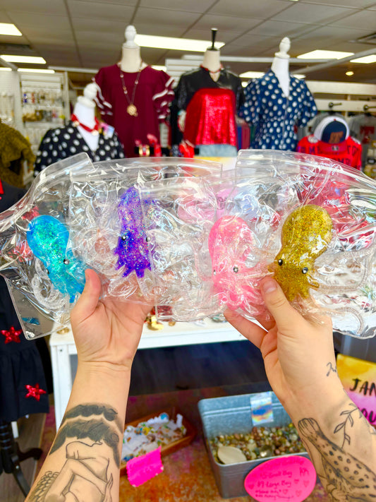 KK Glitter Sugar Octopus Squishy