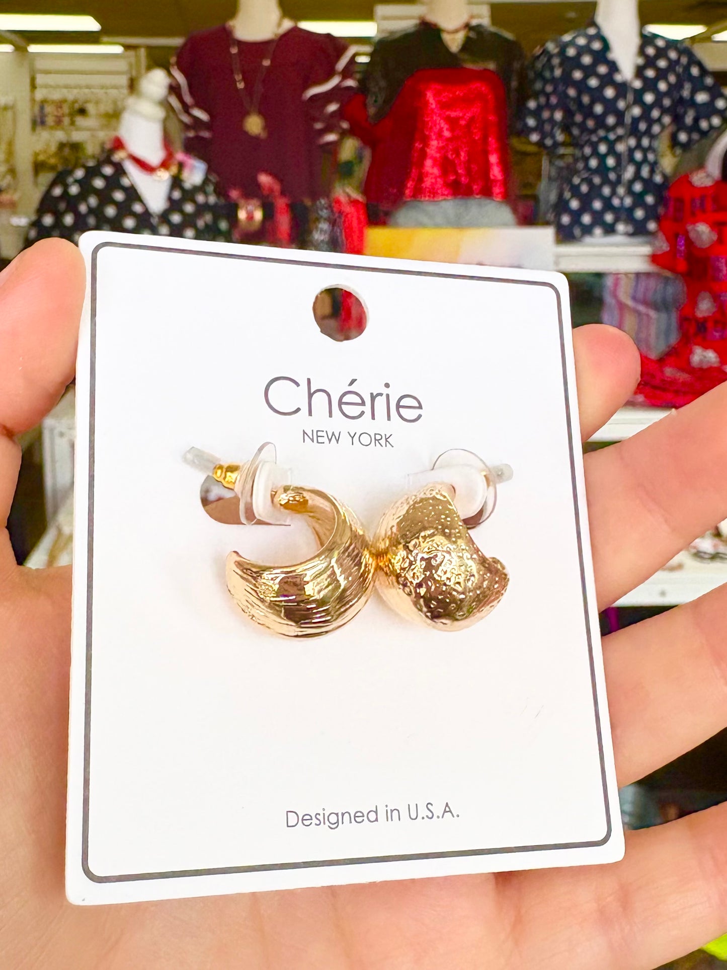 Small Hammered Hoops