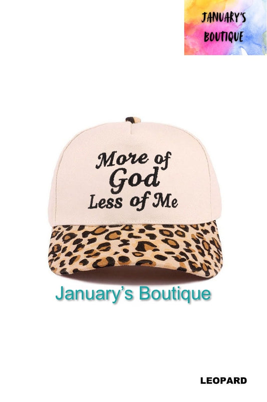 More of God Leopard Hat