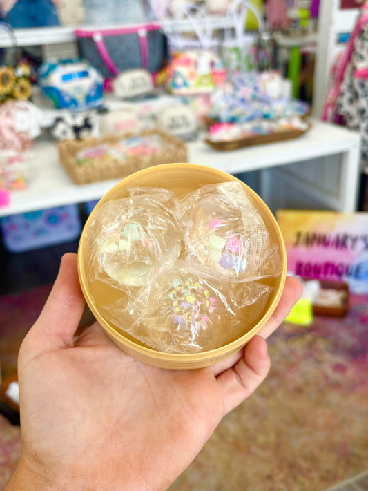 KK 3-in-1 Clear Squishy Toy Dumpling
