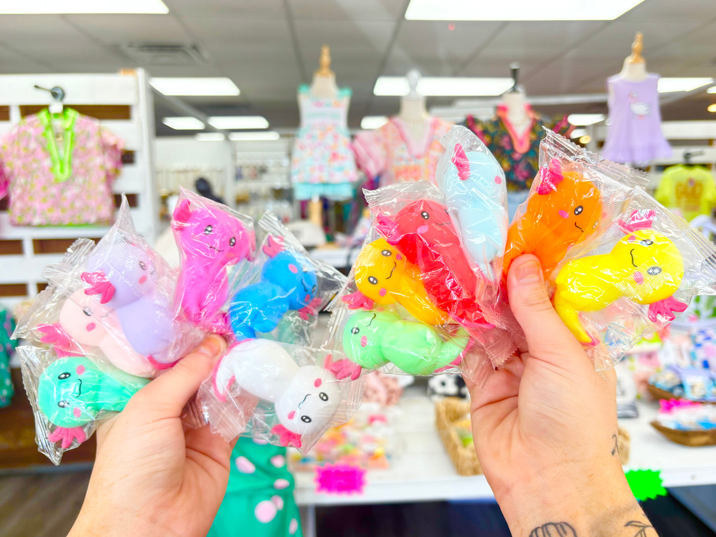 KK Foam Filled Axolotl Squishy