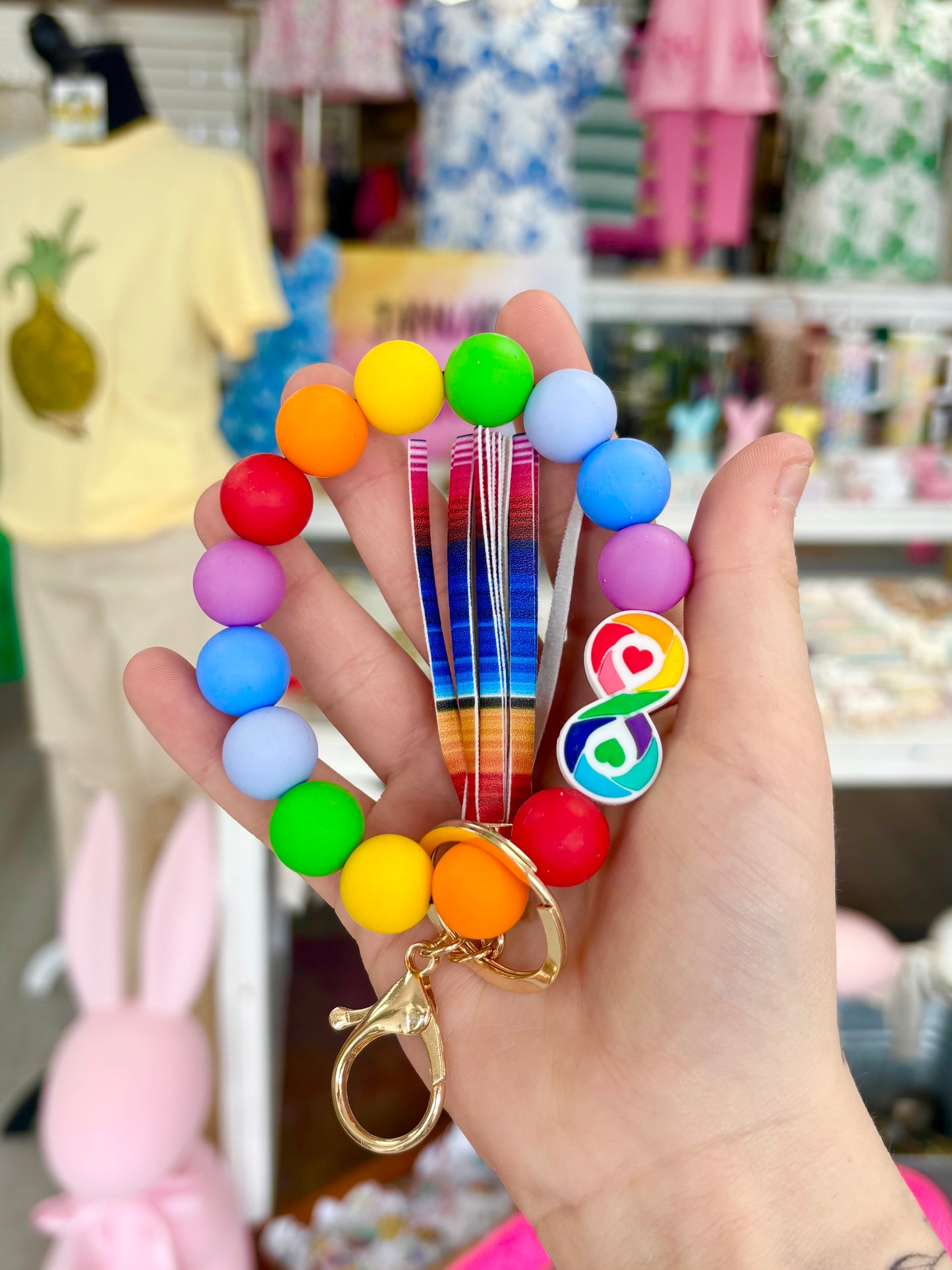 KK Multicolor Autism Wristlet