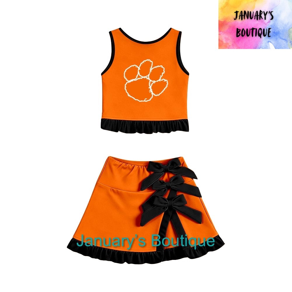 Girl’s Metter Tigers Cheer Set