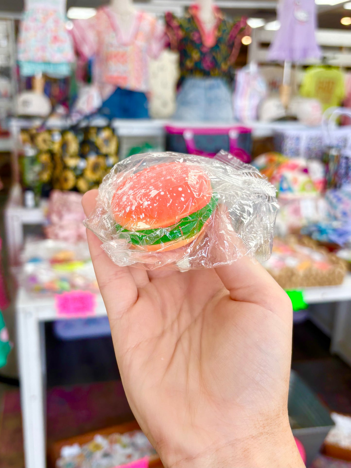 KK Foam Filled Hamburger Squishy
